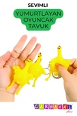 Carnaval Squishy Yumurtlayan Tavuk Anahtarlık - 6