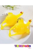 Carnaval Squishy Yumurtlayan Tavuk Anahtarlık - 2
