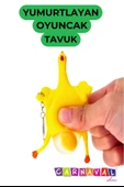 Carnaval Squishy Yumurtlayan Tavuk Anahtarlık - 4