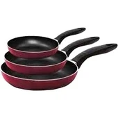 3 BOY TEFLON TAVA SETİ BAKALİT SAPLI16-20-24CM. (4172) - 1