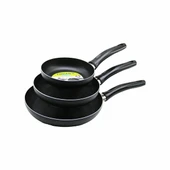 3 BOY TEFLON TAVA SETİ BAKALİT SAPLI16-20-24CM. (4172) - 2