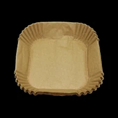 AİR FRYER 50 PARÇA  KARE - 16X4.5CM KAĞIT PİŞİRME KALIBI (4172) - 1