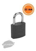 WUVERA 20mm Gri Asma Kilit thumbnail 1
