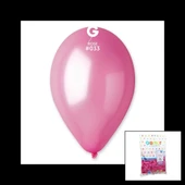 GM-110-33 METALİK - PEMBE BALON 11&apos;&apos; - 28CM - 100 PARÇA (4172) - 1