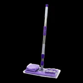 130CM SAPLI 360° DÖNER SAPLI PALET MOP - M.FİBER PASPAS YEDEK BEZLİ DUVAR SİLME MOP (4172) - 1