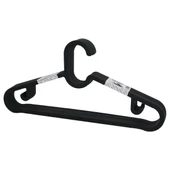 10PCS PLASTİK - ANTRASİT GRİ ELBİSE ASKISI (4172) - 1