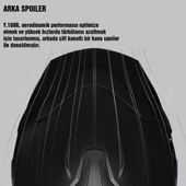 NEXX Y.100R NIGHT RIDER MAT SİYAH KASK - 4