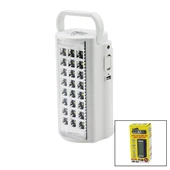 24 LEDFİŞ ŞARJLI - POWERBANKLEDLİ IŞILDAK LAMBA 6V 4.0AH AKÜTAŞIMA KULPLU RD-24 (4172) - 1