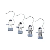 4 PCS KISKAÇLI TAŞINABİLİR ÇOK AMAÇLI TEKLİ - METAL ASKI SİLİKON KILIF UÇLU (4172) - 1