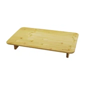 DİKDÖRTGENMİNİ SOFRA MODEL=30X50CM - Y:8CMAYAKLI BAMBU AHŞAP KESİM PANOSU (4172) - 1