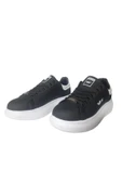 Unısex Siyah-Beyaz Ortopedik Düz Taban Sneaker Spor Ayakkabı wckrs-99 - 4