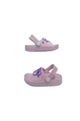 Cx1010-020 Kız Çocuk Pudra Ayı Figürlü Sandalet Terlik - 1