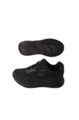 Erkek Siyah-siyah Kaymaz Taban Ultra Hafif Bağcıklı Günlük Spor Ayakkabı thumbnail 4