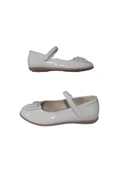 Kids Kız Çocuk Beyaz Cırtlı Günlük Şık Babet Ayakkabı AK65-889 thumbnail 1