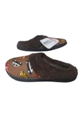 Erkek Çocuk Kahverengi Araba Figürlü Ev İçi Terlik gzrtr2030 thumbnail 1
