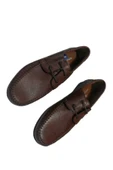 Re076-10 Erkek Kahverengi Bağcıklı Loafer Ayakkabı - 6