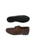 Re076-10 Erkek Kahverengi Bağcıklı Loafer Ayakkabı - 3