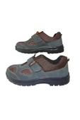 Erkek Gri-Turuncu Çeliksiz Süet İş Güvenlik Ayakkabısı - 2