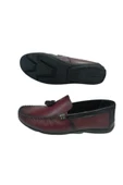 Erkek Bordo Loafer Ayakkabı - 3
