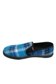 C0362-01 Unisex Mavi Desenli Keten Yazlık Ayakkabı - 6