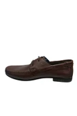 Re076-10 Erkek Kahverengi Bağcıklı Loafer Ayakkabı - 4