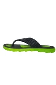 Serabien  Erkek Siyah-Yeşil Parmak Arası Plaj Havuz Günlük Terlik SRB330-01 thumbnail 4