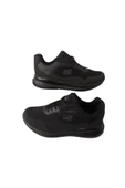 Erkek Siyah-siyah Kaymaz Taban Ultra Hafif Bağcıklı Günlük Spor Ayakkabı thumbnail 1