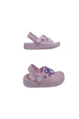 Cx1010-020 Kız Çocuk Pudra Ayı Figürlü Sandalet Terlik - 6