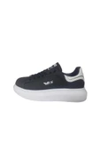 Unısex Siyah-Beyaz Ortopedik Düz Taban Sneaker Spor Ayakkabı wckrs-99 - 5