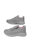 Kadın Ortopedik Günlük Bağcıklı Yandan Fermuarlı Rahat Sneaker Spor Ayakkabı - 4
