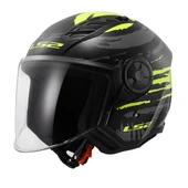 LS2 AIRFLOW 2 BRUSH SİYAH- KASK - 1