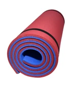 180x60cm 15mm Extra Rahat Pembe-Mavi Yoga Matı - 1