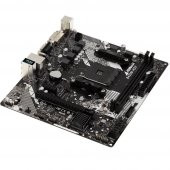 Asrock B450M-HDV R4.0 Socket AM4 DDR4 3200MHz+ (OC) Ultra M.2 USB 3.1 Gen1 HDMI DVI VGA mATX Anakart - 1