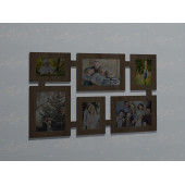 Ahşap Soy Ağacı Fotoğraf,Resim Çerçevesi Çerçeve-04325mse - 1