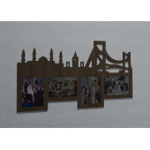 Ahşap Soy Ağacı Fotoğraf,Resim Çerçevesi Çerçeve-04324mse - 1