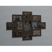 Ahşap Soy Ağacı Fotoğraf,Resim Çerçevesi Çerçeve-04322mse - 1