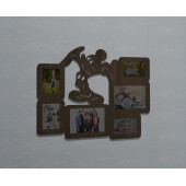 Ahşap Soy Ağacı Fotoğraf,Resim Çerçevesi Çerçeve-04320mse - 1