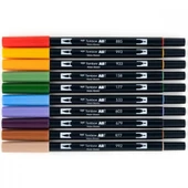 Tombow ABT Dual Brush Pen Grafik Kalemi 10'lu Set - Secondary (Ara Renkler) - 2