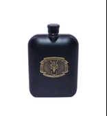 Ejder - Dragon Desenli Paslanmaz Çelik Cep Matarası 7 oz (200ml) - 1