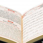 Hediyelik Yasin Kitabı Kadife Kaplı (Çanta Boy), Kokulu Tesbih, Asetat Kutulu (20×20) Mevlid Paketi-Mavi - 4
