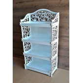 Dekoratif Ahşap Raf Kiler TDM Dolap-44403byz - 1