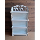 Dekoratif Ahşap Raf Kiler TDM Dolap-44403byz - 2