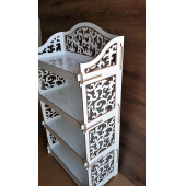 Dekoratif Ahşap Raf Kiler TDM Dolap-44403byz - 3