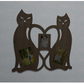 Ahşap Soy Ağacı Fotoğraf,Resim Çerçevesi Çerçeve-04315mse - 1