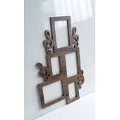 Ahşap Soy Ağacı Fotoğraf,Resim Çerçevesi Çerçeve-04313mse - 3