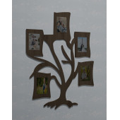 Ahşap Soy Ağacı Fotoğraf,Resim Çerçevesi Çerçeve-04308mse - 1