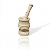 En İnce İşçilik Kaliteli Kullanışlı Ergonomik Gerçek Ahşap Havan Sarımsak Ezici Dövücü - 1