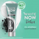 Signal White Now Detox Aktif Kömür Diş Macunu 75 ML - 4