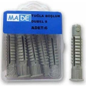 Made Tuğla Boşluk Dubel 8Mm (1 Kutu:6 Adet) ST-07 - 1