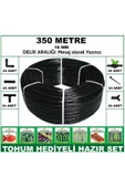 ŞAKİR HIRDAVAT  350 METRE Delikli Damla Sulama Hortumu 24’LÜ HAZIR SET-TOHUM HEDİYE - 1